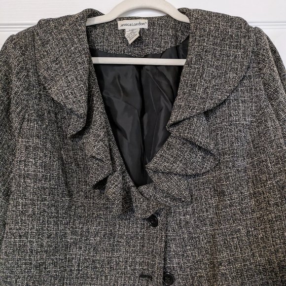 Ruffled Jessica London Jacket - Picture 3 of 6